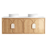Otti Laguna Mark II Wall Hung Vanity, Woodland Oak