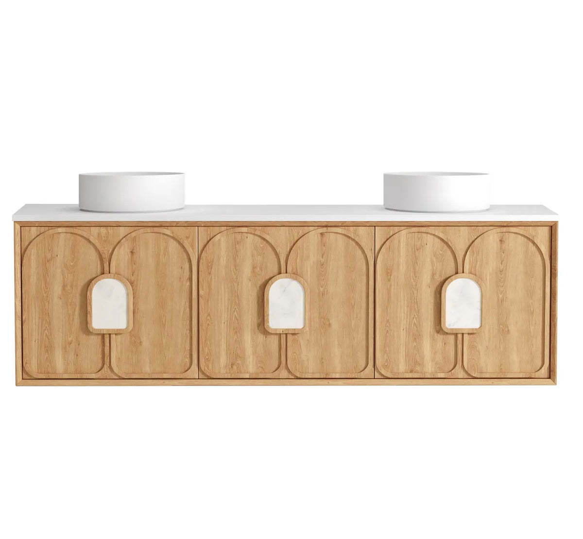 Otti Laguna Mark II Wall Hung Vanity, Woodland Oak