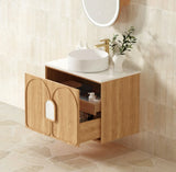 Otti Laguna Mark II Wall Hung Vanity, Woodland Oak
