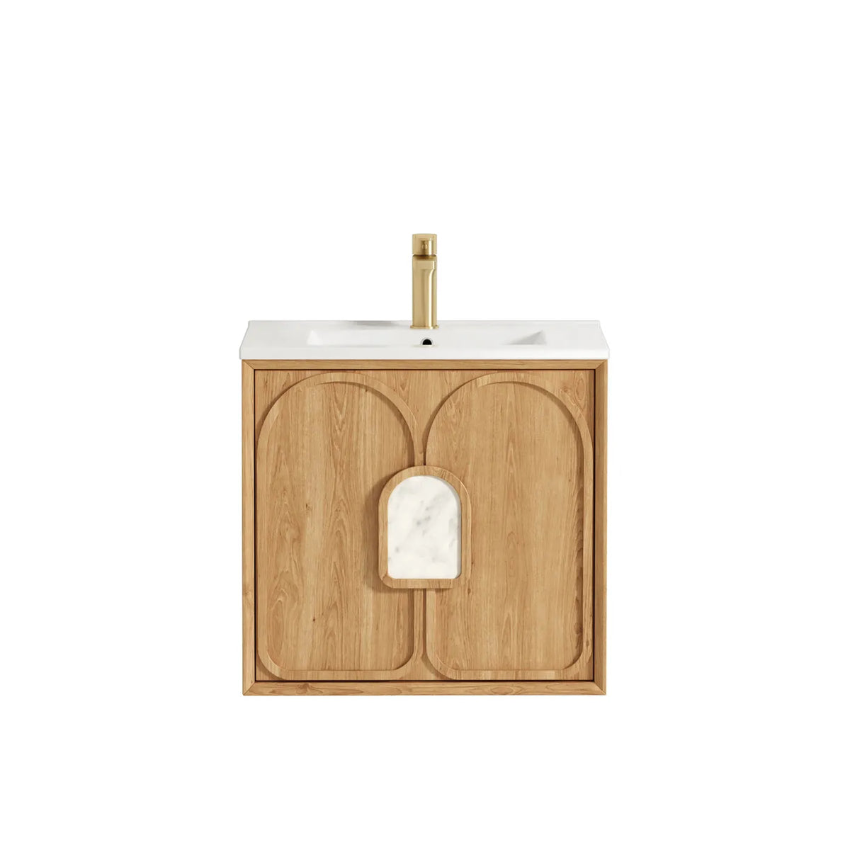 Otti Laguna Mark II Wall Hung Vanity, Woodland Oak