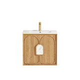 Otti Laguna Mark II Wall Hung Vanity, Woodland Oak