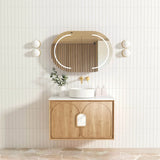 Otti Laguna Mark II Wall Hung Vanity, Woodland Oak