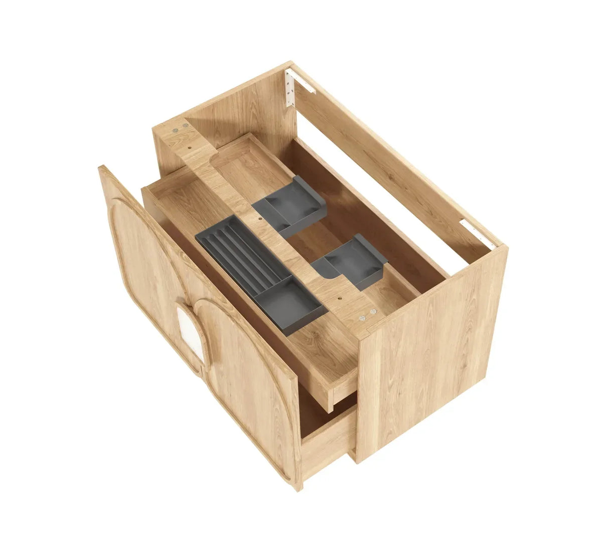 Otti Laguna Mark II Wall Hung Vanity, Woodland Oak