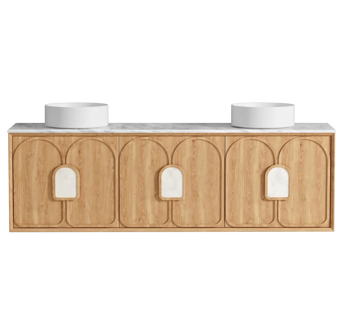 Otti Laguna Mark II Wall Hung Vanity, Woodland Oak