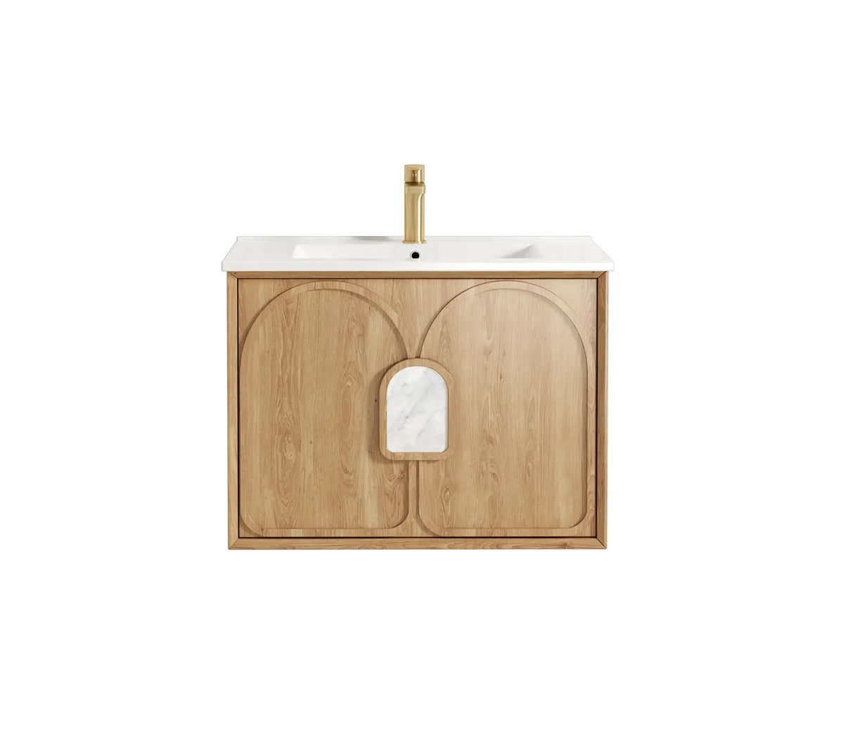 Otti Laguna Mark II Wall Hung Vanity, Woodland Oak