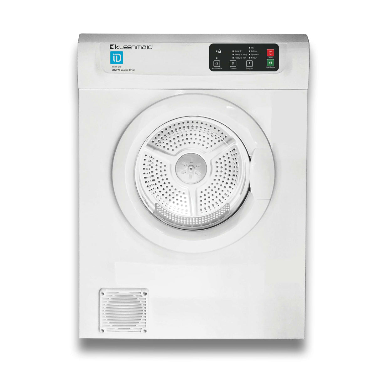 Kleemaid LDVF70 7kg Sensor Controlled Vented Dryer