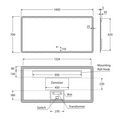 Fienza LED02-140 Luciana LED Mirror, 1400 x 700 mm - Special Order