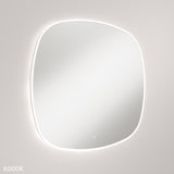 Fienza LED06-90W Kiara LED Framed Squircle Mirror, 900mm, Matte White