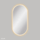 Fienza LED60120FPUB Empire LED Urban Brass Framed Mirror, 600 x 1200mm