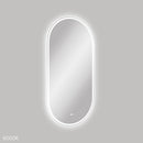 Fienza LED60120FPW Empire LED Matte White Framed Mirror, 600 x 1200mm