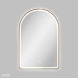 Fienza Valentina LED Brushed Copper Framed Mirror, 600 x 900mm, LED6090FACO