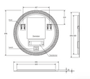 Fienza LED696 Kaya Round LED Mirror - Special Order