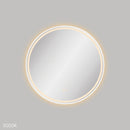 Fienza LED700FRW Reba LED Matte White Framed Mirror, 700mm - Special Order