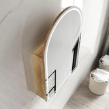 Otti LED-ARSV9060N-VP LED 900mm Natural Oak Archie Shaving Cabinet