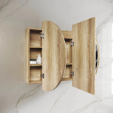 Otti LED-BOSV1275N LED Bondi 1200x750mm Natural Oak Shaving Cabinet