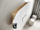 Otti LED-BOSV1890N LED Bondi 1800x900mm Natural Oak Shaving Cabinet