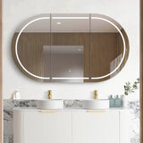Otti LED-BOSV1590W LED Bondi 1500x900mm White Shaving Cabinet
