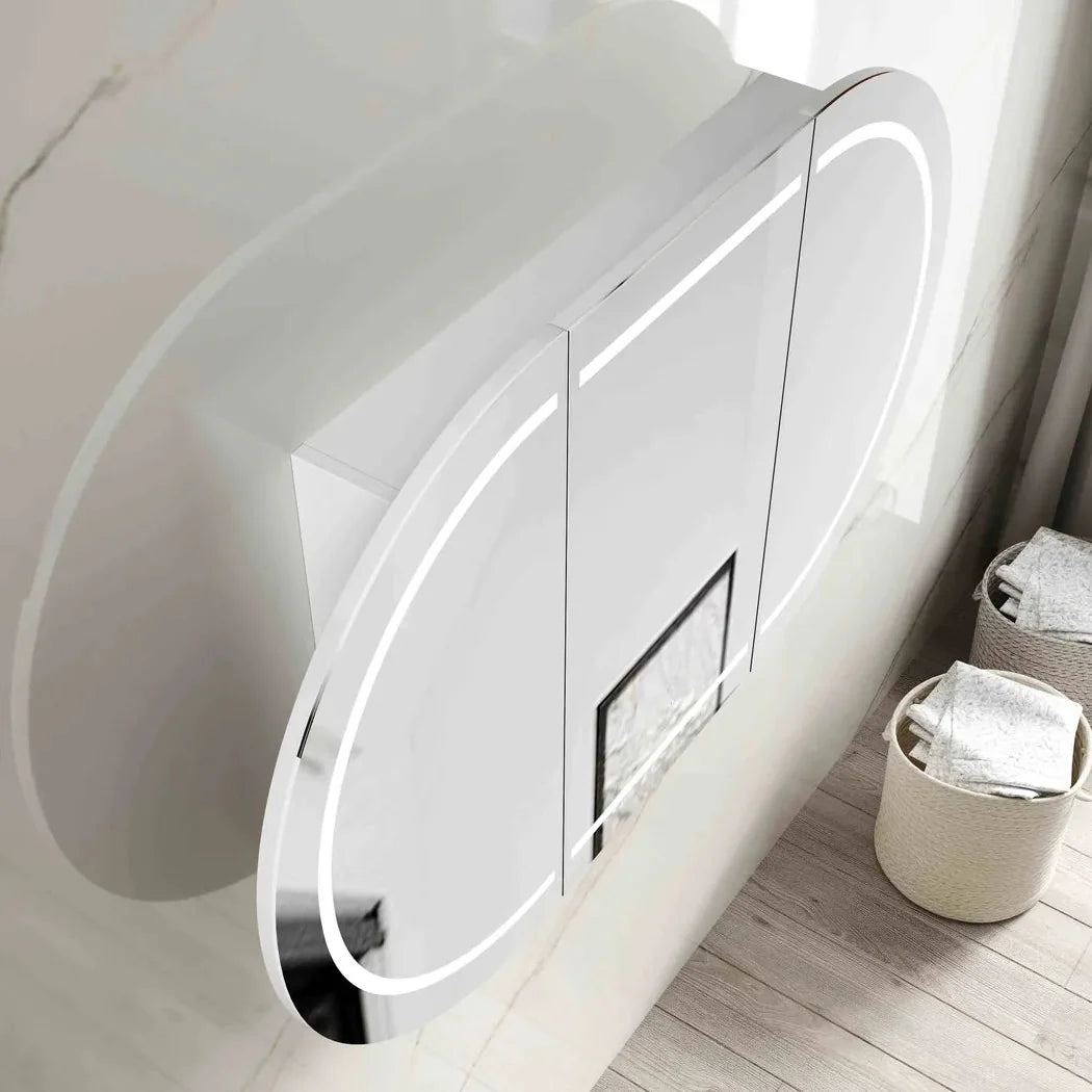 Otti LED-BOSV1590W LED Bondi 1500x900mm White Shaving Cabinet