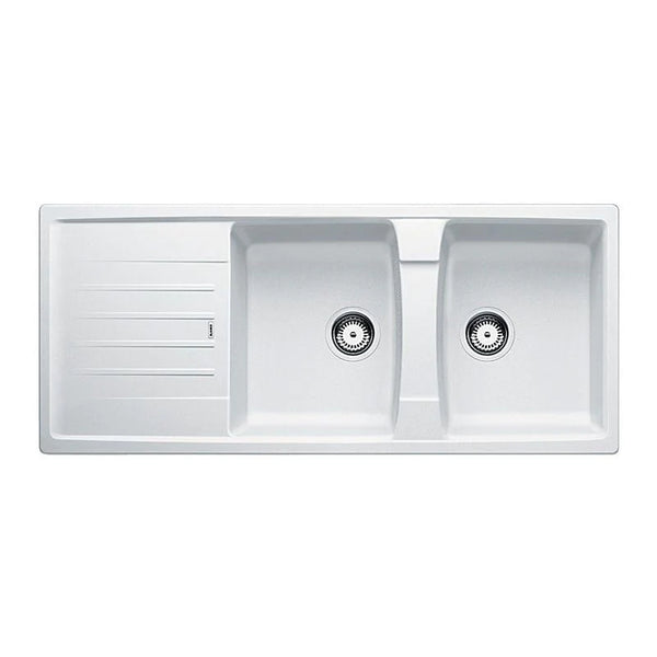 Blanco LEXA8SWK5 Lexa 8S Double Bowl Inset Sink, Reversible - White - Special Order
