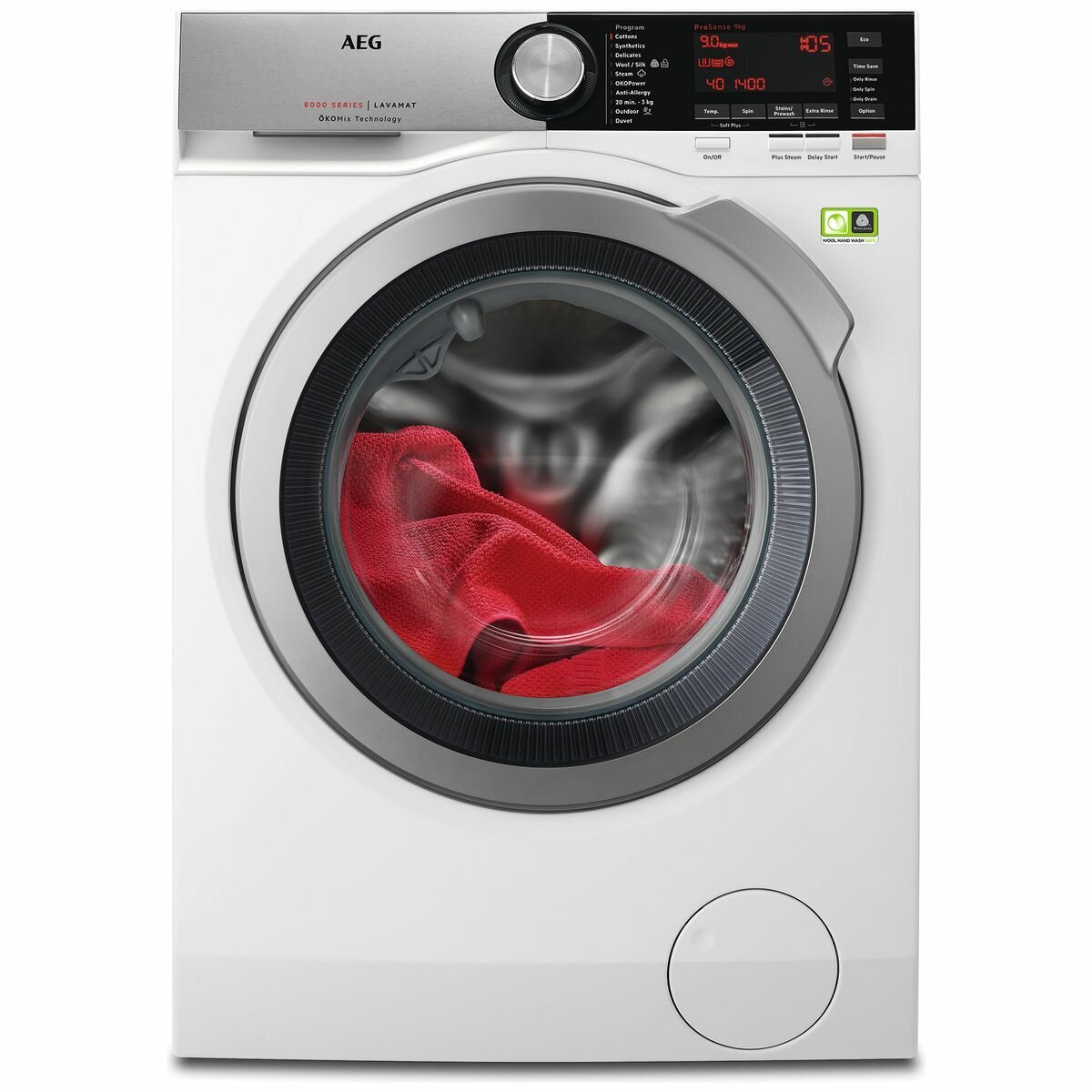 AEG LF8C9412AC 9KG 8000 Series Front Load Washing Machine - Factory Seconds