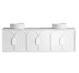 Otti Laguna Wall Hung Vanity, Satin White