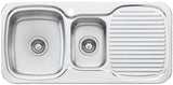 Oliveri Ll126 Lakeland 1 And 1/2 Bowl Right Hand Drainer Sink - Pre Order Top Mounted Kitchen Sinks