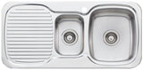 Oliveri Ll127 Lakeland 1 And 1/2 Bowl Left Hand Drainer Sink Top Mounted Kitchen Sinks
