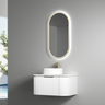 Aulic Beau Monde Oblong Pill LED Mirror Brushed Gold 450 x 900mm LMBM-450-BG Brushed Gold Mirrors