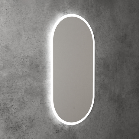 Aulic Beau Monde Oblong Pill LED Mirror Frameless 450 x 900mm LMBM-450 Frameless Mirrors