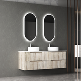 Aulic Beau Monde Oblong Pill LED Mirror Frameless 450 x 900mm LMBM-450 Frameless Mirrors