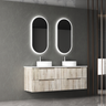 Aulic Beau Monde Oblong Pill LED Mirror Frameless 450 x 900mm LMBM-450 Frameless Mirrors