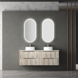 Aulic Beau Monde Oblong Pill LED Mirror Frameless 450 x 900mm LMBM-450 Frameless Mirrors