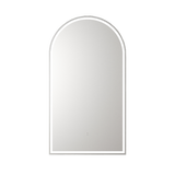 Aulic Canterbury Arch LED Mirror Brushed Nickel 500 x 900mm LMCAN-500-BN Brushed Nickel Mirrors