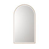 Aulic Canterbury Arch LED Mirror Brushed Bronze 500 x 900mm LMCAN-500-BZ Brushed Bronze Mirrors