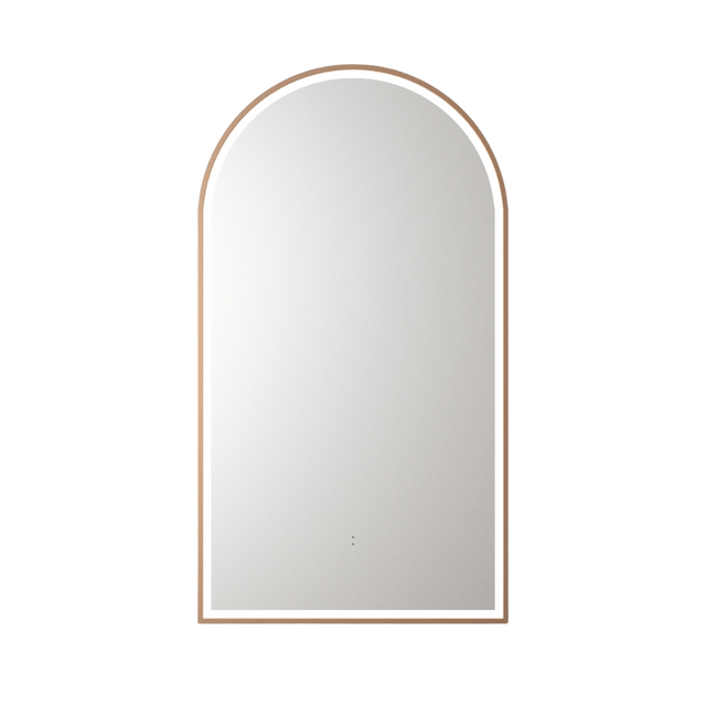 Aulic Canterbury Arch LED Mirror Brushed Bronze 500 x 900mm LMCAN-500-BZ Brushed Bronze Mirrors