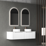 Aulic Canterbury Arch LED Mirror Brushed Bronze 500 x 900mm LMCAN-500-BZ Brushed Bronze Mirrors