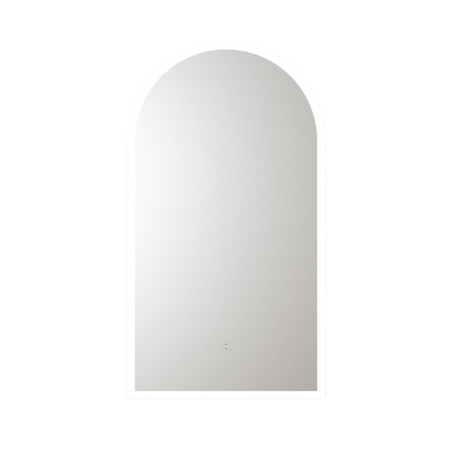Aulic Canterbury Arch LED Mirror Frameless 500 x 900mm LMCAN-500 Frameless Mirrors