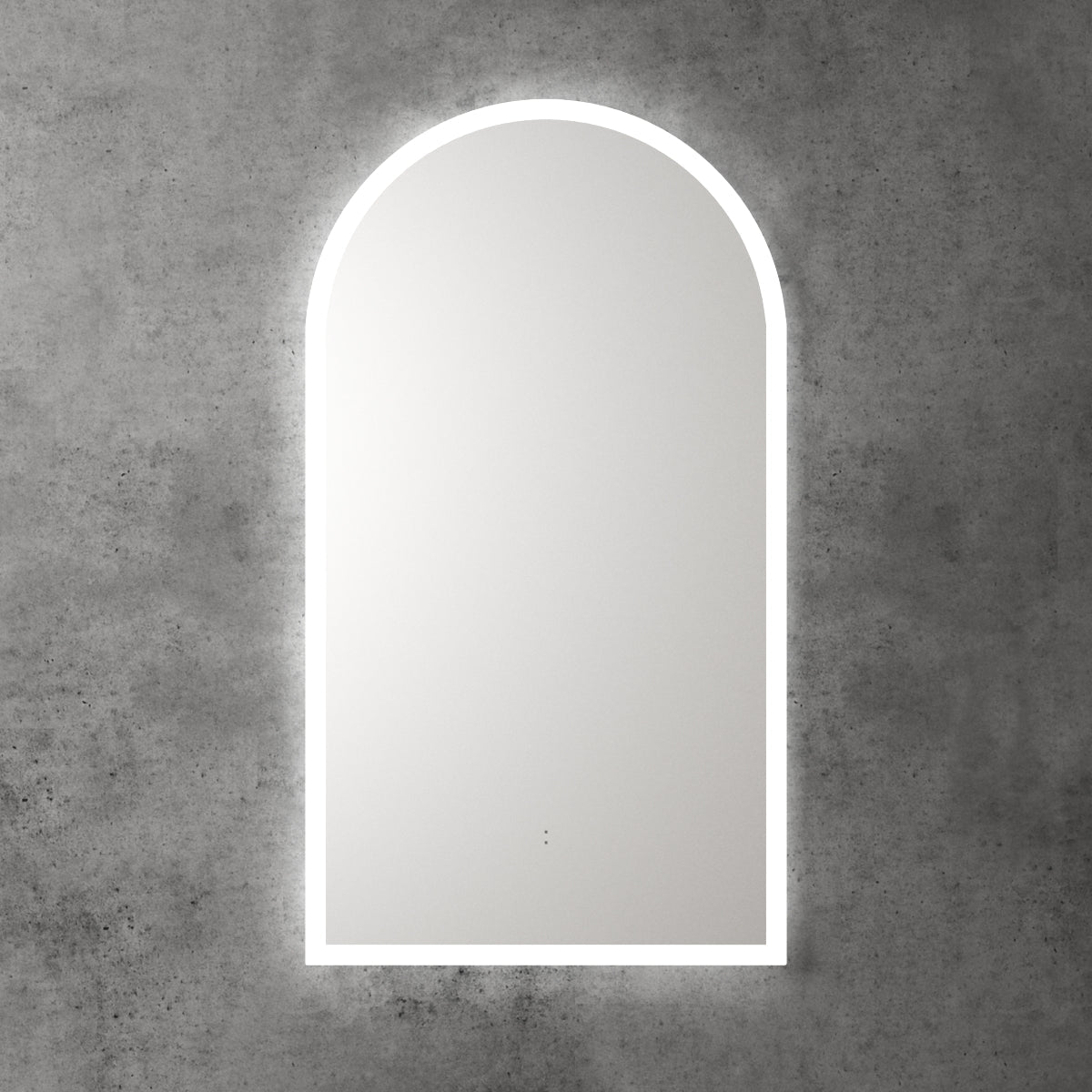 Aulic Canterbury Arch LED Mirror Frameless 500 x 900mm LMCAN-500 Frameless Mirrors