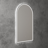 Aulic Canterbury Arch LED Mirror Gunmetal 500 x 900mm LMCAN-500-GM Gunmetal Mirrors