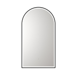 Aulic Canterbury Arch LED Mirror Matte Black 500 x 900mm LMCAN-500-MB Matte Black Mirrors