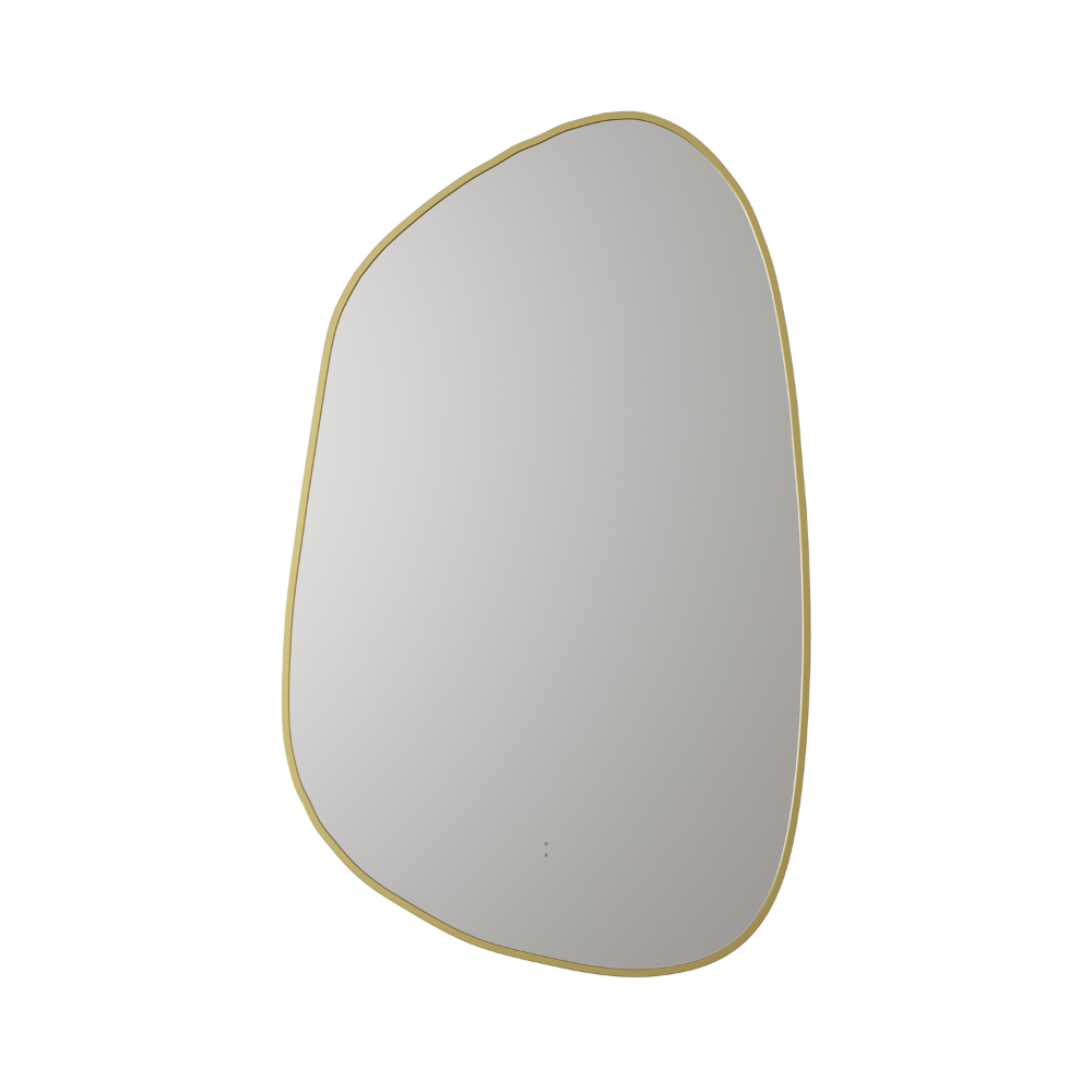 Aulic Tarcoola Asymmetric LED Mirror Brushed Gold 550 x 900mm LMTAR-550-BG Brushed Gold Mirrors