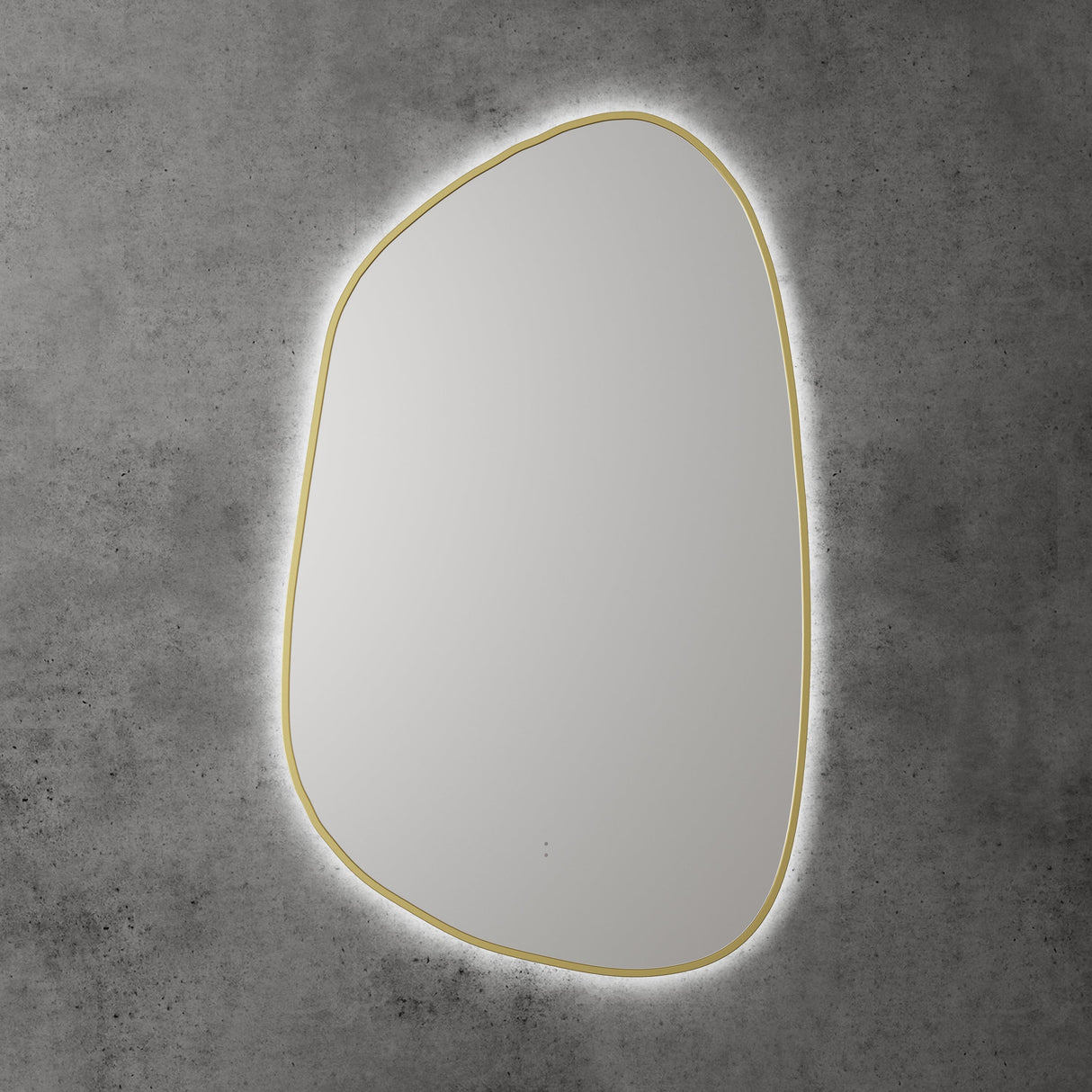 Aulic Tarcoola Asymmetric LED Mirror Brushed Gold 550 x 900mm LMTAR-550-BG Brushed Gold Mirrors