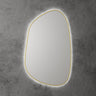 Aulic Tarcoola Asymmetric LED Mirror Brushed Gold 550 x 900mm LMTAR-550-BG Brushed Gold Mirrors