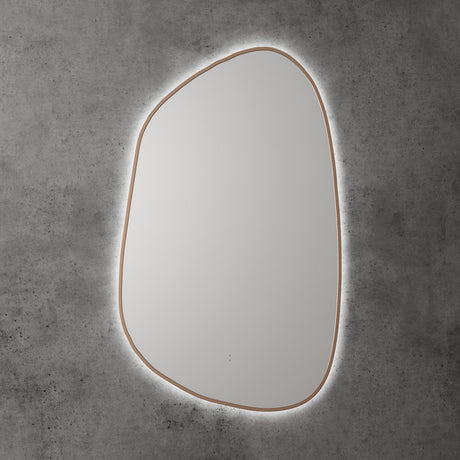 Aulic Tarcoola Asymmetric LED Mirror Brushed Bronze 550 x 900mm LMTAR-550-BZ Brushed Bronze Mirrors