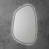 Aulic Tarcoola Asymmetric LED Mirror Matte Black 550 x 900mm LMTAR-550-MB Matte Black Mirrors