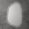 Aulic Tarcoola Asymmetric LED Mirror Matte Black 550 x 900mm LMTAR-550-MB Matte Black Mirrors