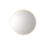 Aulic Windsor Round LED Mirror 700mm Brushed Gold LMWIN-700-BG Brushed Gold Mirrors