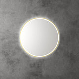 Aulic Windsor Round LED Mirror 700mm Brushed Gold LMWIN-700-BG Brushed Gold Mirrors