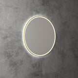 Aulic Windsor Round LED Mirror 700mm Brushed Gold LMWIN-700-BG Brushed Gold Mirrors