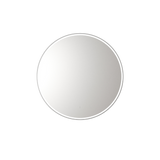 Aulic Windsor Round LED Mirror 700mm Brushed Nickel LMWIN-700-BN Mirrors